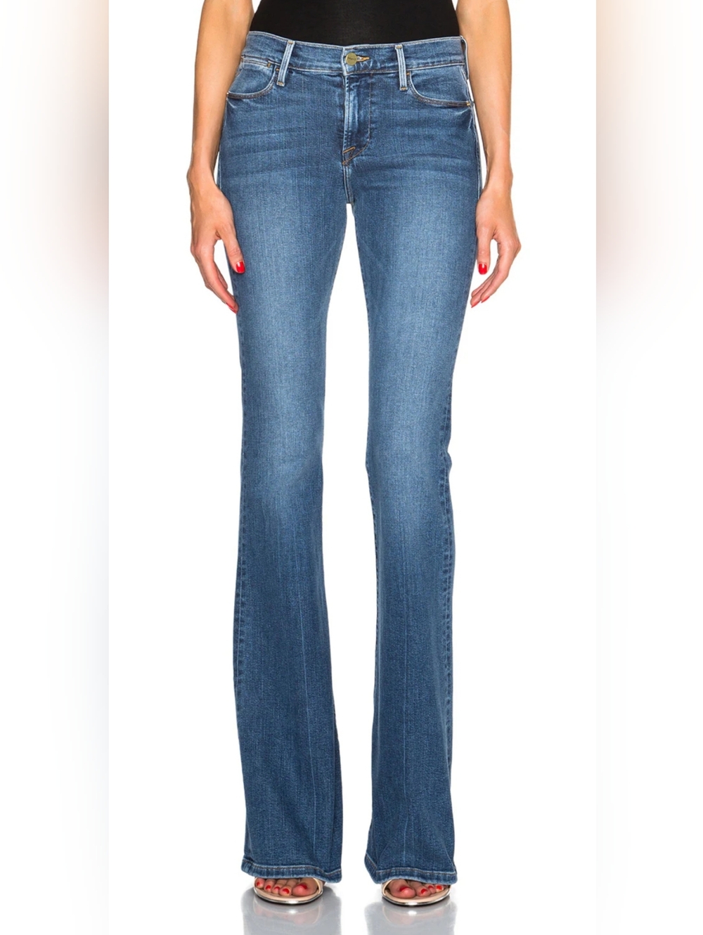 FRAME Le High Flare Jeans, Size 29 - Picture 2 of 10